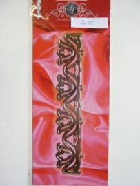 0002425- Joy Crafts stencil tulpenrand 15x2.7cm - OPRUIMING