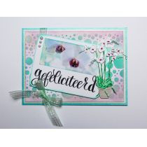 6002/0836 - Joy! crafts embossing achtergrondstencil poly-besa - bubbels