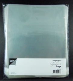 JOY8001/0360- 100 stuks kaartenzakjes zelfklevend 180x180mm