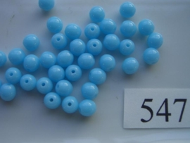 547 Ronde glaskraal 5.5 mm licht blauw
