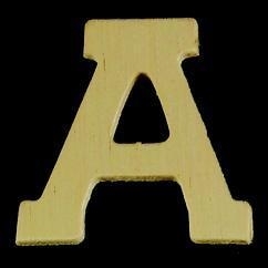 8735 606- 4cm houten letter A