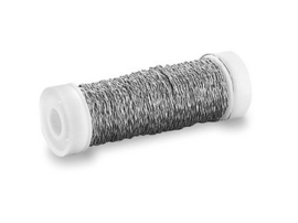 KN6437672- effect draad (bouillon) 0.30mm 50meter zilver