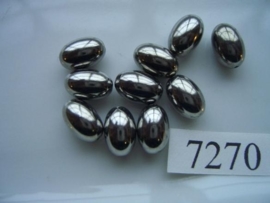 10 stuks licht metalen kralen van 11.5x7.5mm 7270