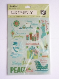 5628- K&Co rub-ons "christmas" 12x15cm