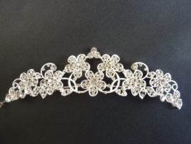 CH.096.10- prachtige luxe bruids tiara ornament van 24x5cm