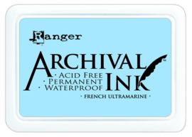 CE306010/0607- Ranger archival ink pad - french ultramarine