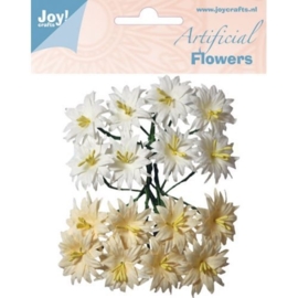 JOY6370/0068- 16 stuks artificial decoration flowers
