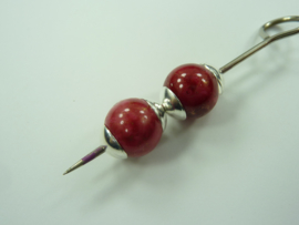 7mm kralenkapjes 20 stuks zilverkleur - SUPERLAGE PRIJS!- CH.052.7