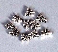 15 x zwaar metalen insekt 6x7mm 117456/9088KA