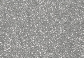 7904 275- magneetfolie 9x16cm zilver met glitter