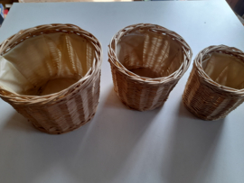 Set van 3 mandjes - OPRUIMING -