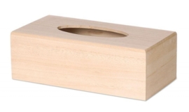 KN8735 723- 3 stuks houten tissueboxen 28.8x13x9cm