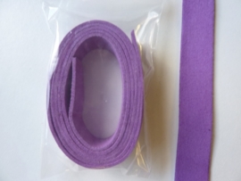1 meter imitatie suede veter van 20mm breed violet
