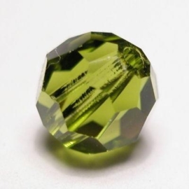 109206/1190- 12 x swarovski kristal kralen rond 6mm limoen geel AB