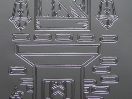 281- deuren zilver 10x20cm