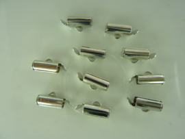 10 stuks koker lintklemmetjes van 10 mm. breed