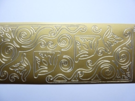st1056- grote hoeken goud 10x20cm