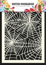 CE185071/5011- Dutch Doobadoo Dutch mask art stencil spiderweb A5