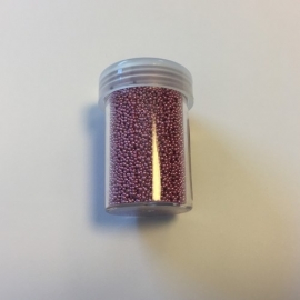 CE801580/4207- 22gram mini pearls van 0.8-1.0mm roze