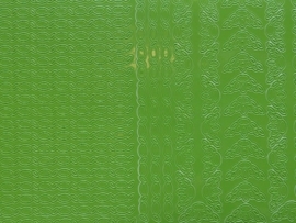 st795- stickervel randjes en hoekjes licht groen