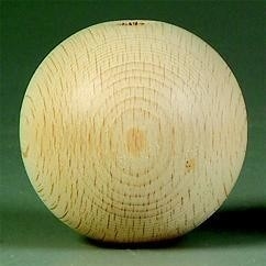 003020/0025- 50 x blank houten ballen / kralen ongelakt 25mm