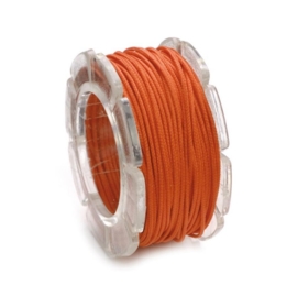 2290 624- 2 meter waxcord met nylonkern oranje 2mm dik