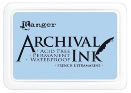 180002/0329- Ranger Archival ink coussin french ultramarine