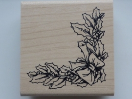 343- OPRUIMING stempel kersttakjes/strik 7x7cm