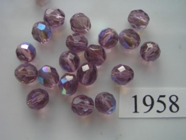 20 stuks 8 mm AB kristal 1958