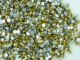 000517- 1440 kristalsteentjes SS20 4.7mm arum gold - SUPERLAGE PRIJS!