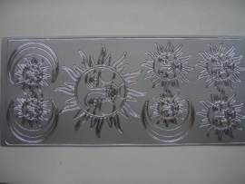 st 241- diverse afbeeldingen zilver 10x20cm