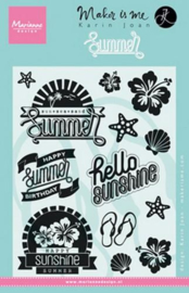 vakantie clear stamps