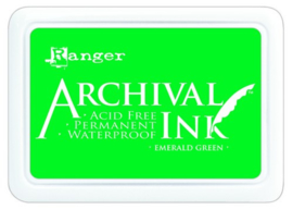 CE306010/0447- Ranger archival ink pad - emerald green