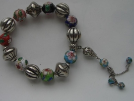 armband met cloissone kralen