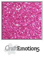 CE001290/0135- 5 vellen glitterpapier 120grams 29x21cm cyclaam