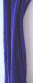 CE800700/7104- 20 stuks chenille draden van 30cm lang en 6mm dik lila