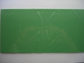 08155- 5 x luxe vierkanten kaarten linnenstructuur 13.5x13.5cm midden groen SPECIALE AANBIEDING