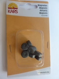 00116260/0002- 10 stuks sterke magneten van 12mm doorsnee en 6mm dik