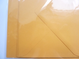 008201- 3 x A4 formaat kaarten gerild + 3 x enveloppen A5 formaat oranje OPRUIMING -50%