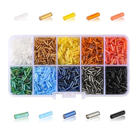 100 gram 6 mm stiftjes in 10 kleuren