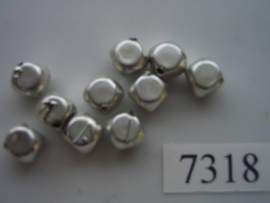 10 x dobbelsteen 6.5x6.5mm 7318