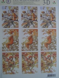 kn/416- A4 knipvel AANBIEDING flower fairies 5