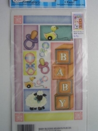 5024- baby Rub-on transfer