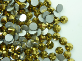 000517- 1440 kristalsteentjes SS20 4.7mm arum gold - SUPERLAGE PRIJS!