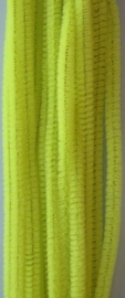 CE800700/7106- 20 stuks chenille draden van 30cm lang en 6mm dik lemon