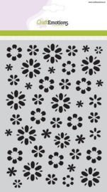 CE185070/1105- Craft Emotions mask stencil A5 fantasie bloem