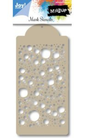 6002/0836 - Joy! crafts embossing achtergrondstencil poly-besa - bubbels