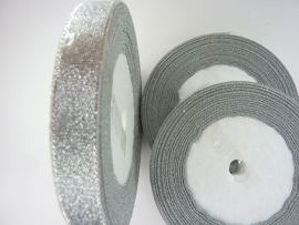 rol met 22.86 meter zilver sparklelint van 12mm breed