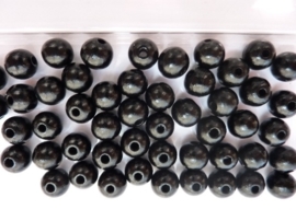 6030 610- 50 stuks A-kwaliteit houten kralen van 10mm zwart