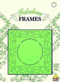 2591- Fabulouse frames embossing & borduurstencil "Brigitte" 10x10cm OPRUIMING